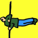 poleguy looking for lost tools