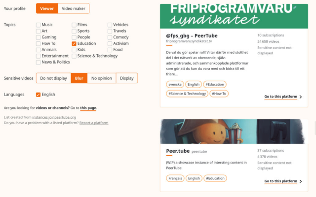 il nome e la descrizione della loro piattaforma vengono ora visualizzati agli utenti non registrati nel menu di sinistra.