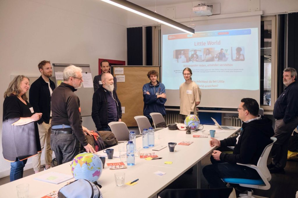 Gruppe 2 versammelt sich