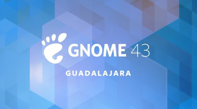 GNOME 43 release banner