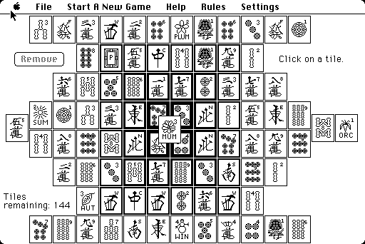 gameplay screenshot from "Shanghai"