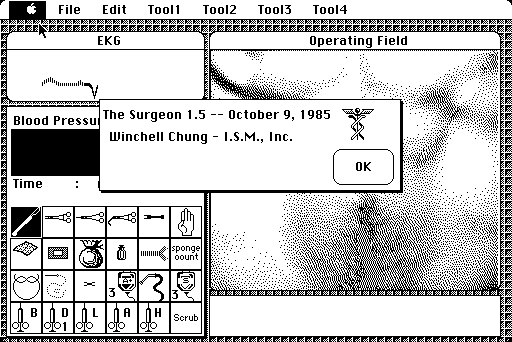 about box screenshot from "The Surgeon"