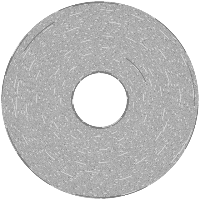 flux visualization of "The Surgeon" disk
