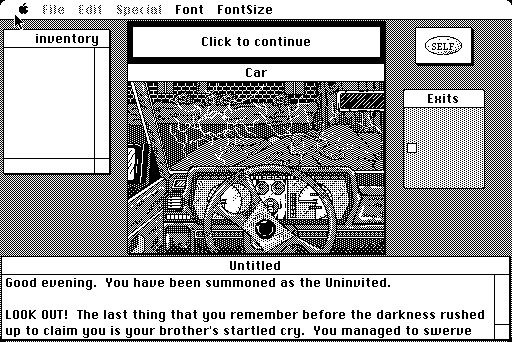 gameplay screenshot from "Uninvited"