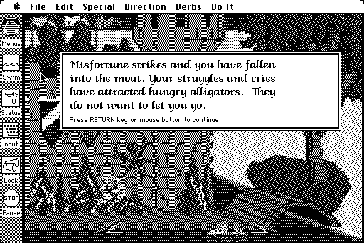 gameplay screenshot from "King's Quest"