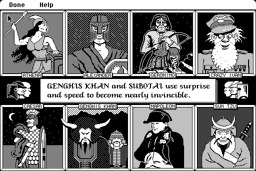 loading screenshot from "The Ancient Art of War"