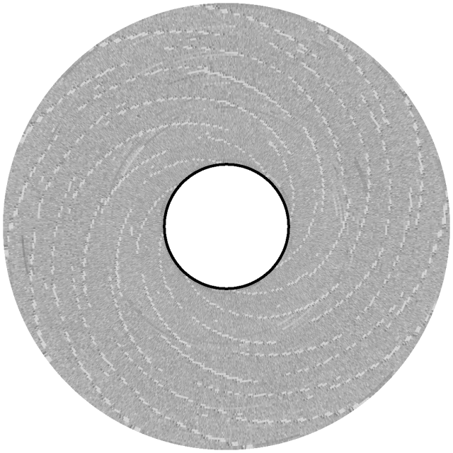 flux visualization of "The Ancient Art of War" disk