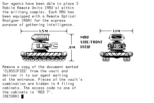 gameplay screenshot from "Hacker II"