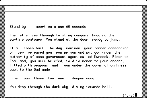 gameplay screenshot from "Rambo: First Blood Part II"