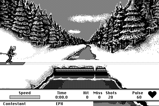 gameplay screenshot from "Winter Games"