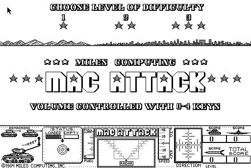 loading screenshot from "Mac Attack"