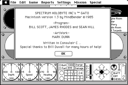 about box screenshot from "GATO"