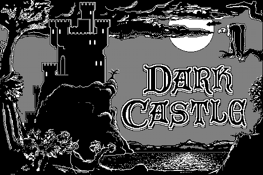 title screenshot from "Dark Castle"