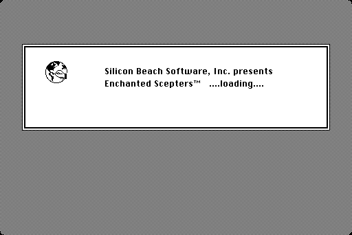 loading screenshot from "Enchanted Scepters"