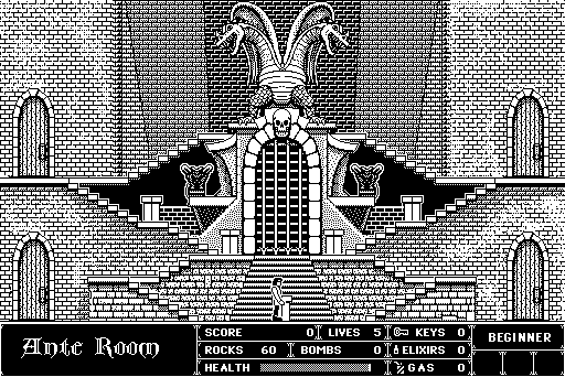 gameplay screenshot from "Beyond Dark Castle"