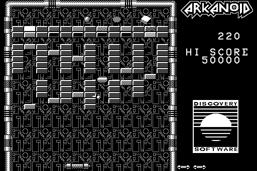 gameplay screenshot from "Arkanoid"