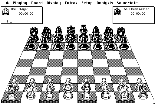 gameplay screenshot from "The Chessmaster 2000"