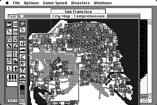 gameplay screenshot from "SimCity"