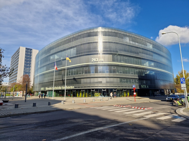 Building of National Technical Library in Prague