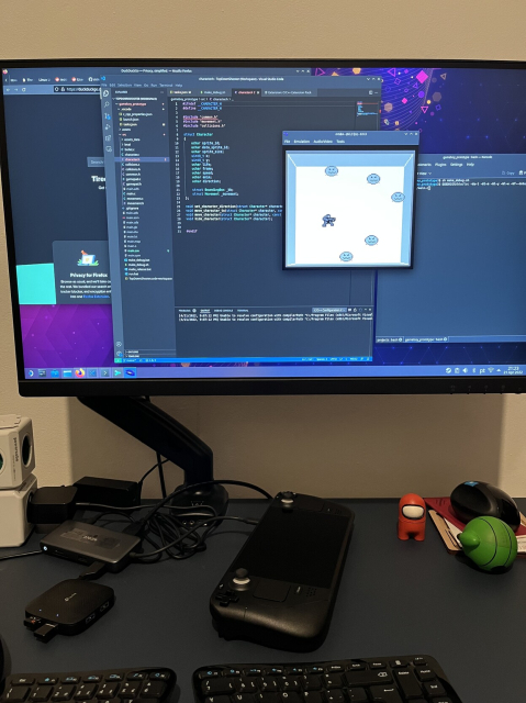 Gameboy Development on Visual Code running on a Steam Deck