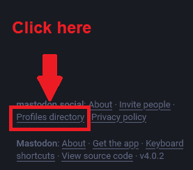 Click here to see "Profiles directory".