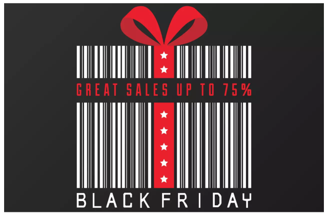 Black Friday sales sign