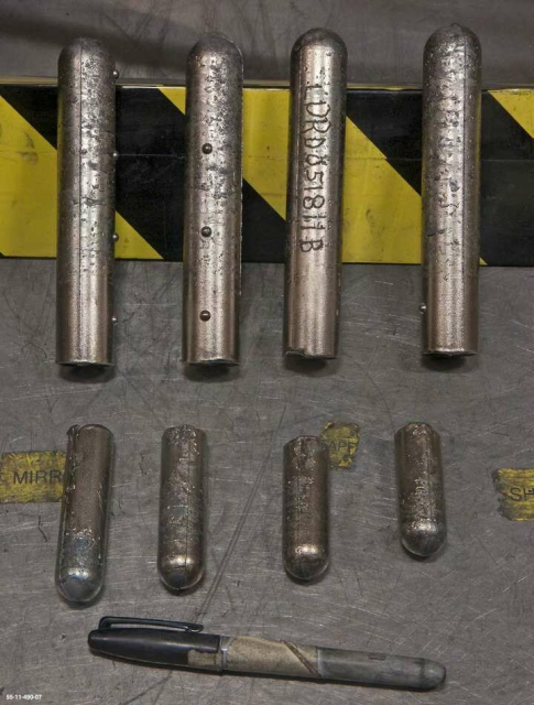 8 plutonium rods