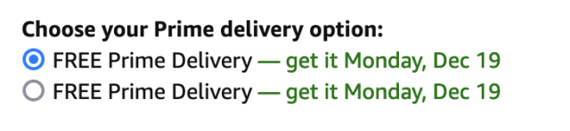 Choose your Prime delivery option:
- FREE Prime Delivery - get it Monday, Dec 19
- FREE Prime Delivery - get it Monday, Dec 19
