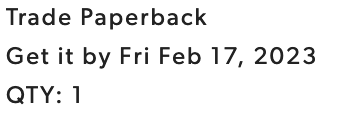 Get it by Fri Feb 17, 2023