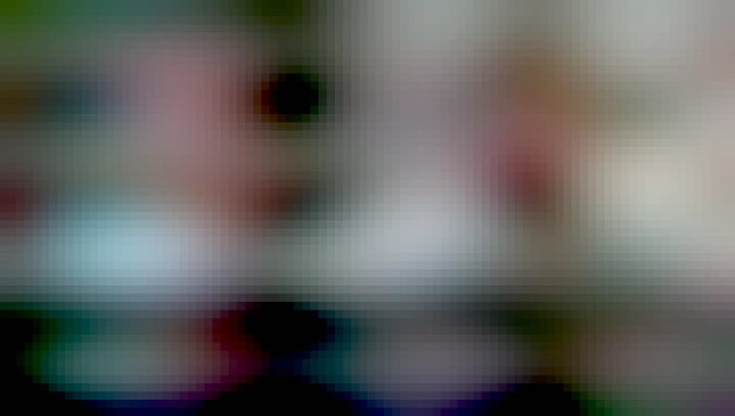 YouTube Thumbnail of Matrix Live S08E16, displaying the host and the guest laughing together. The title is "Native Group Calls in Hydrogen"