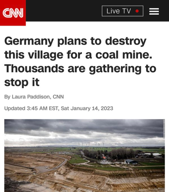 Germany plans to destroy this village for a coal mine. Thousands are gathering to stop it.