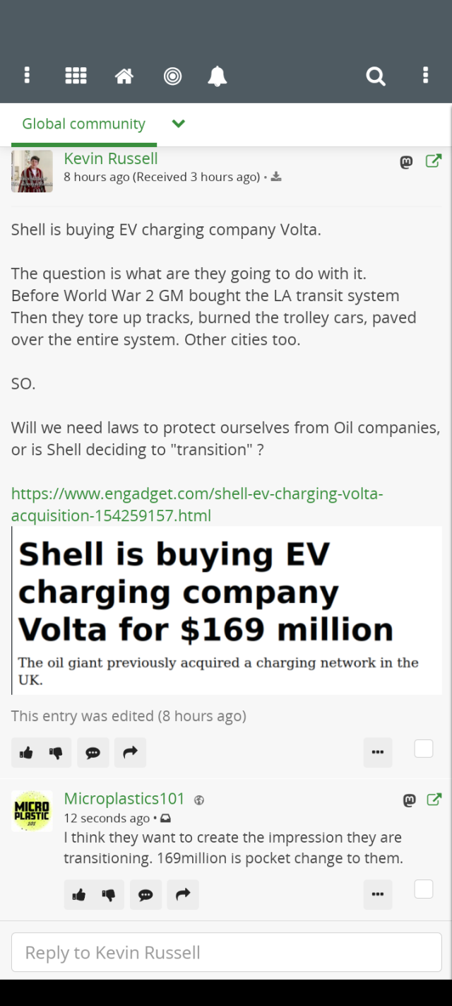 Friendica social feed