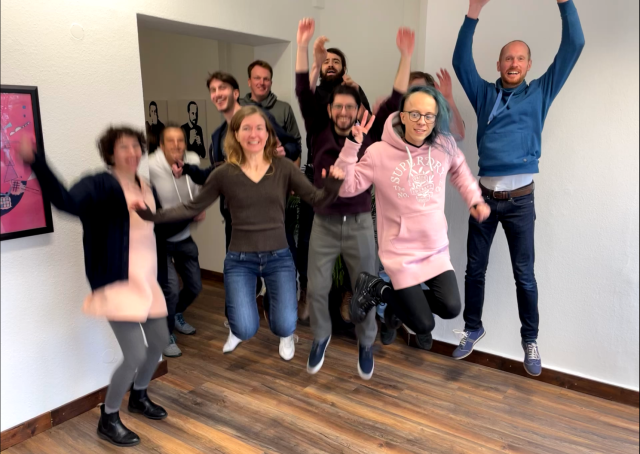 Tutanota team jumping