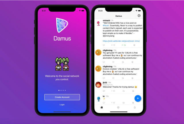 Damus screenshot