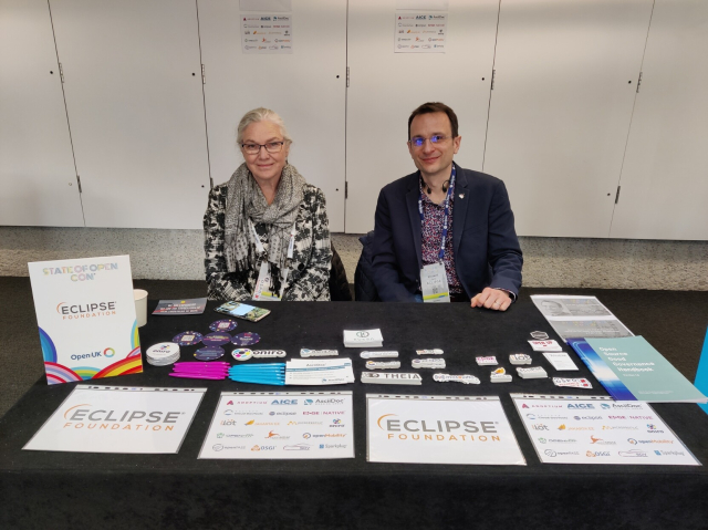 Eclipse table at state of open con 2023