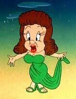 Elmer Fudd in drag 