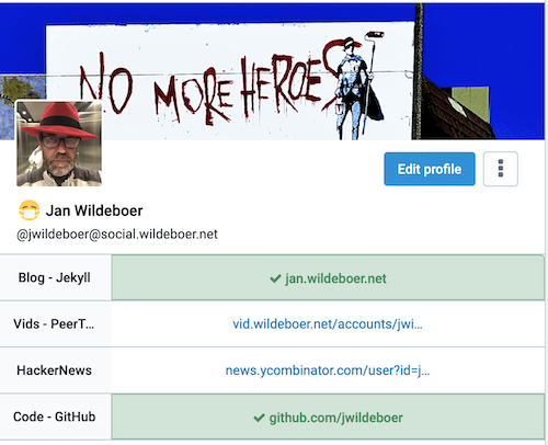 Verified status for Github profile achieved!