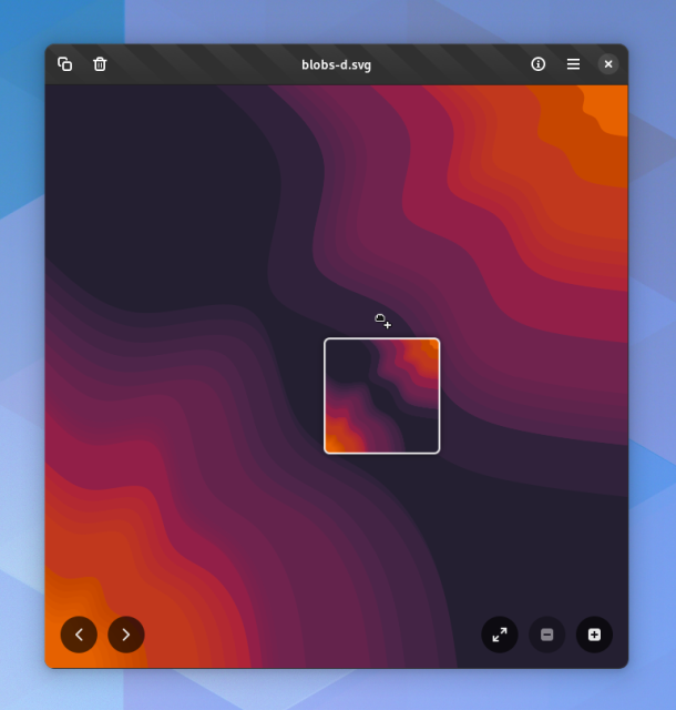 Screenshot of Loupe