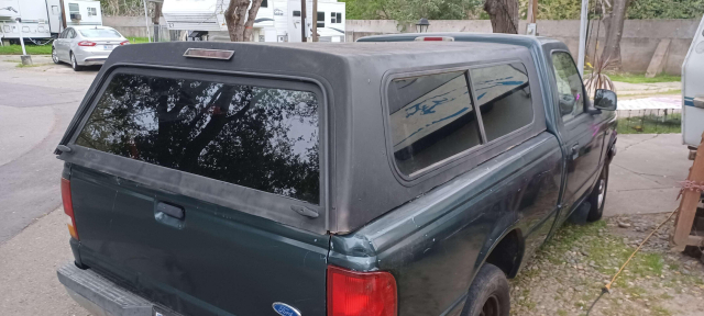 Same view of the Ranger. This time all the windows have had the paint removed. The shell hatch and tailgate are closed. 