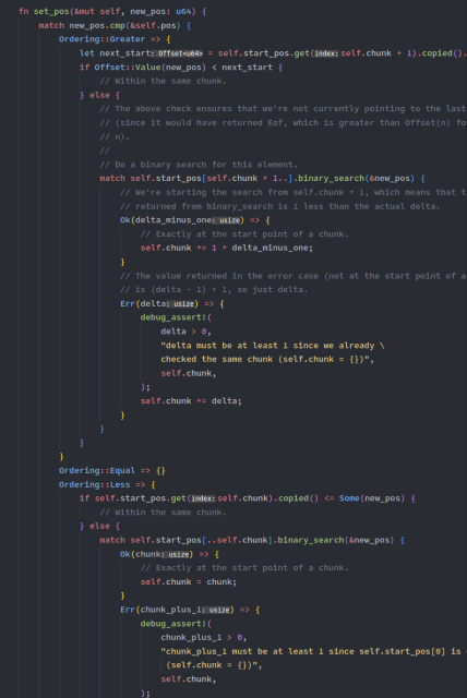Screenshot of https://github.com/sunshowers-code/buf-list/blob/15eeb7d246e6c1dd0764e2effd71c8a783c35fdb/src/cursor/mod.rs#L399-L456