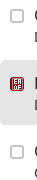Tutanota screenshot of three checkboxes, the checked one of which has a unicode character placeholder