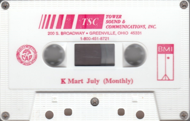 Photo of a white cassette tape