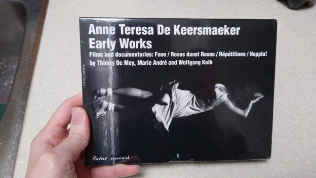 Anne Teresa De Keersmaeker
Early Works
Films and documentaries: Fase / Rosas danst Rosas / Répétitions / Hoopla!
by Thierry De Mey, Marie André and Wolfgang Kolb

Rosas cinéart