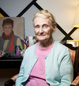 Robina Fedora Asti, pictured at age 99, trans woman, WWII reconnaissance pilot, and oldest flight instructor in the world. 