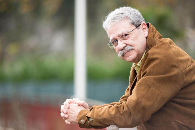 Jabier Salutregi durante la entrevista. Imagen de Ekinklik