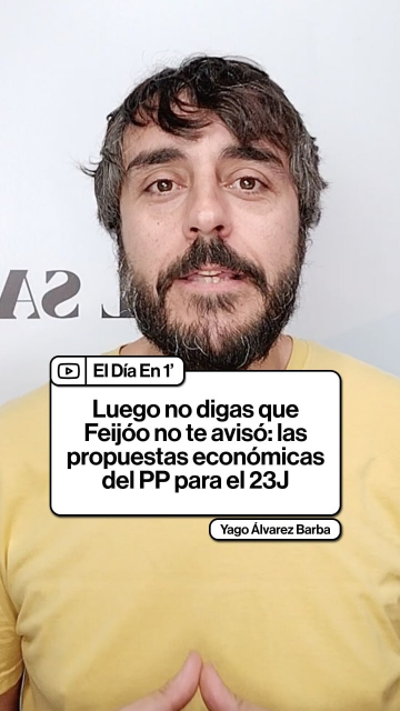 Luego no digas que Feijóo no te avisó, las propuestas económicas del PP para el 23J