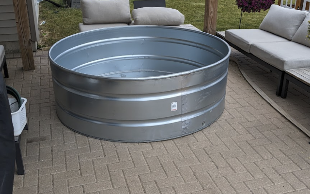 A stock tank pool!