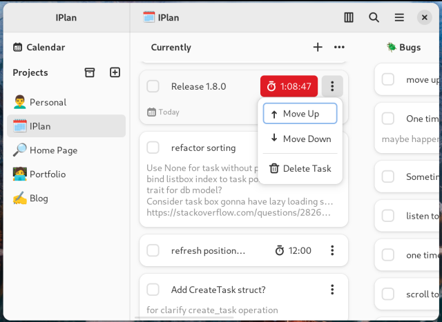 Screenshot of IPlan