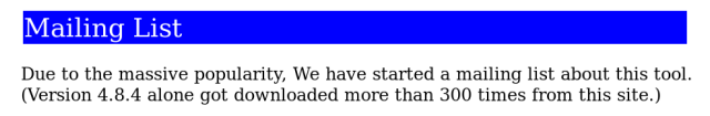 curl 4.8.4 was downloaded more than 300 times!