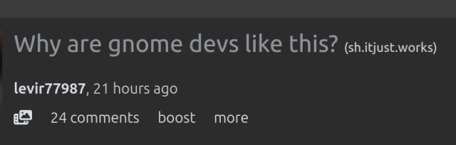 A screenshot of people posting a photo of an OSS developer and then shitting on them. 